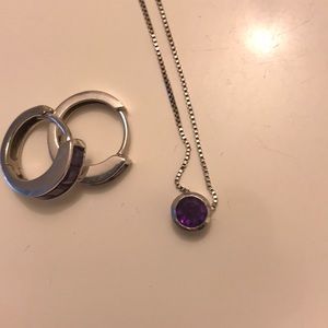 Necklace and earrings set